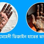 নরমাল মেহেদী ডিজাইন হাতের তালুর পিক