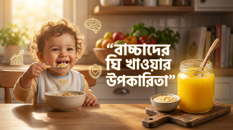 বাচ্চাদের ঘি খাওয়ার উপকারিতা