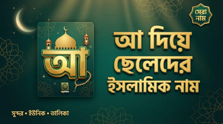 আ দিয়ে ছেলেদের ইসলামিক নাম