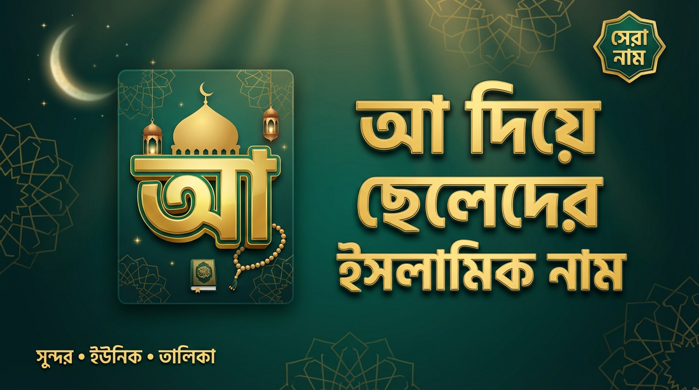 আ দিয়ে ছেলেদের ইসলামিক নাম