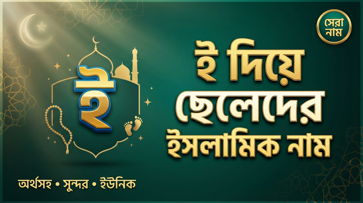 ই দিয়ে ছেলেদের ইসলামিক নাম