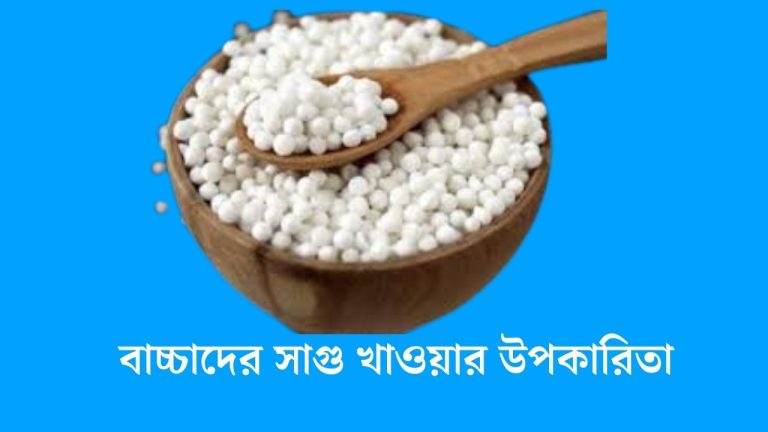 বাচ্চাদের সাগু খাওয়ার উপকারিতা