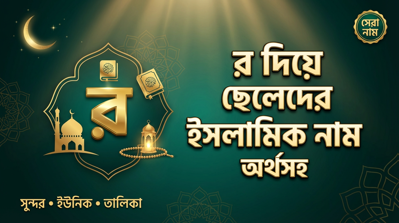 র দিয়ে ছেলেদের ইসলামিক নাম অর্থসহ