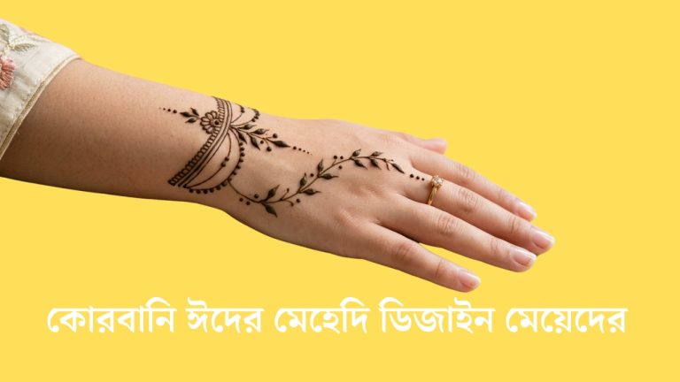 কোরবানি ঈদের মেহেদি ডিজাইন মেয়েদের